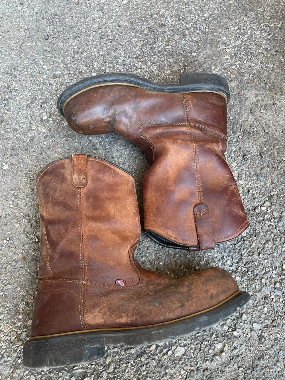 Red Wing 2272 DynaForce Mens Brown Leather Steel Toe Work Boots Size 11 E2